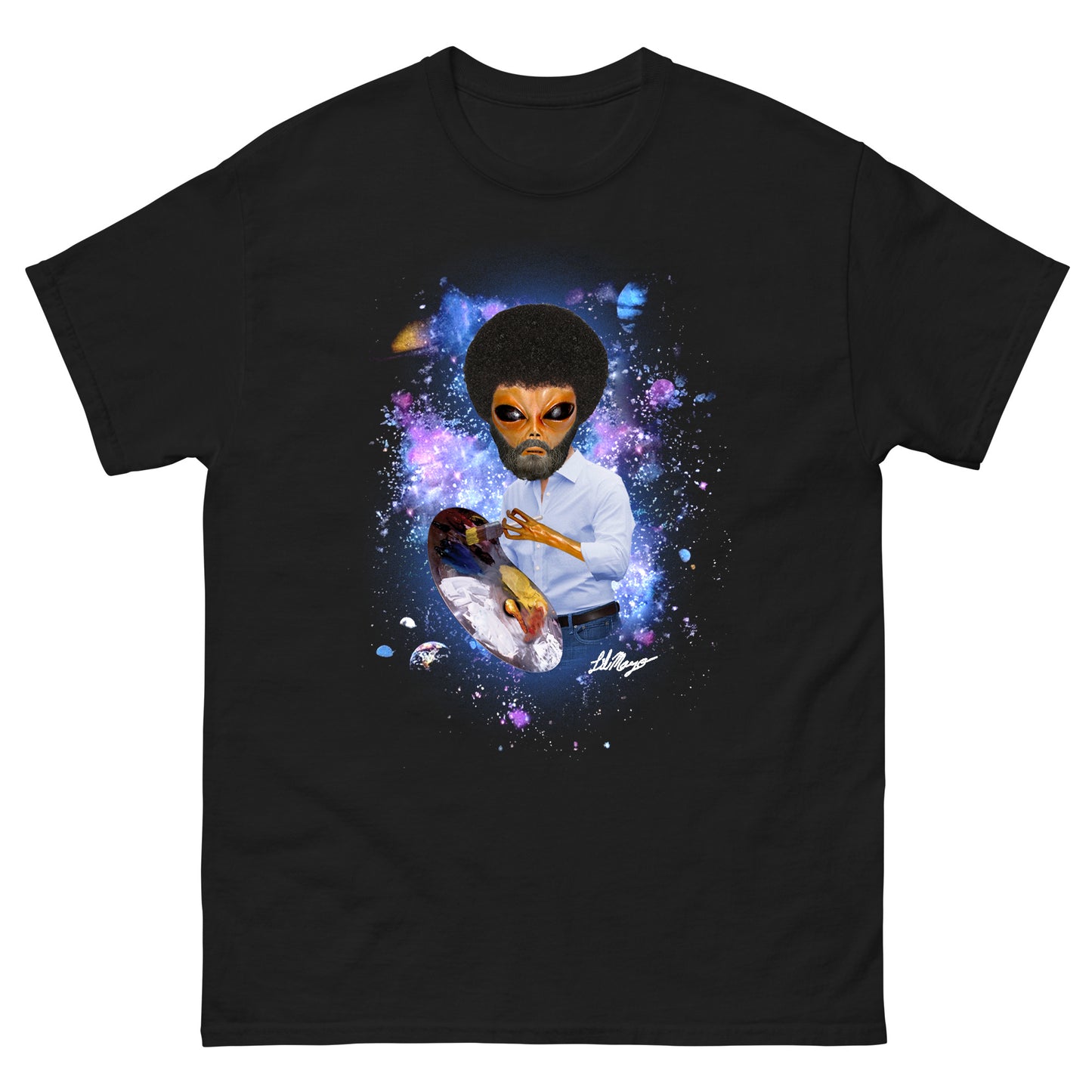 LIL MAYO ALIEN BOB ROSS T-Shirt