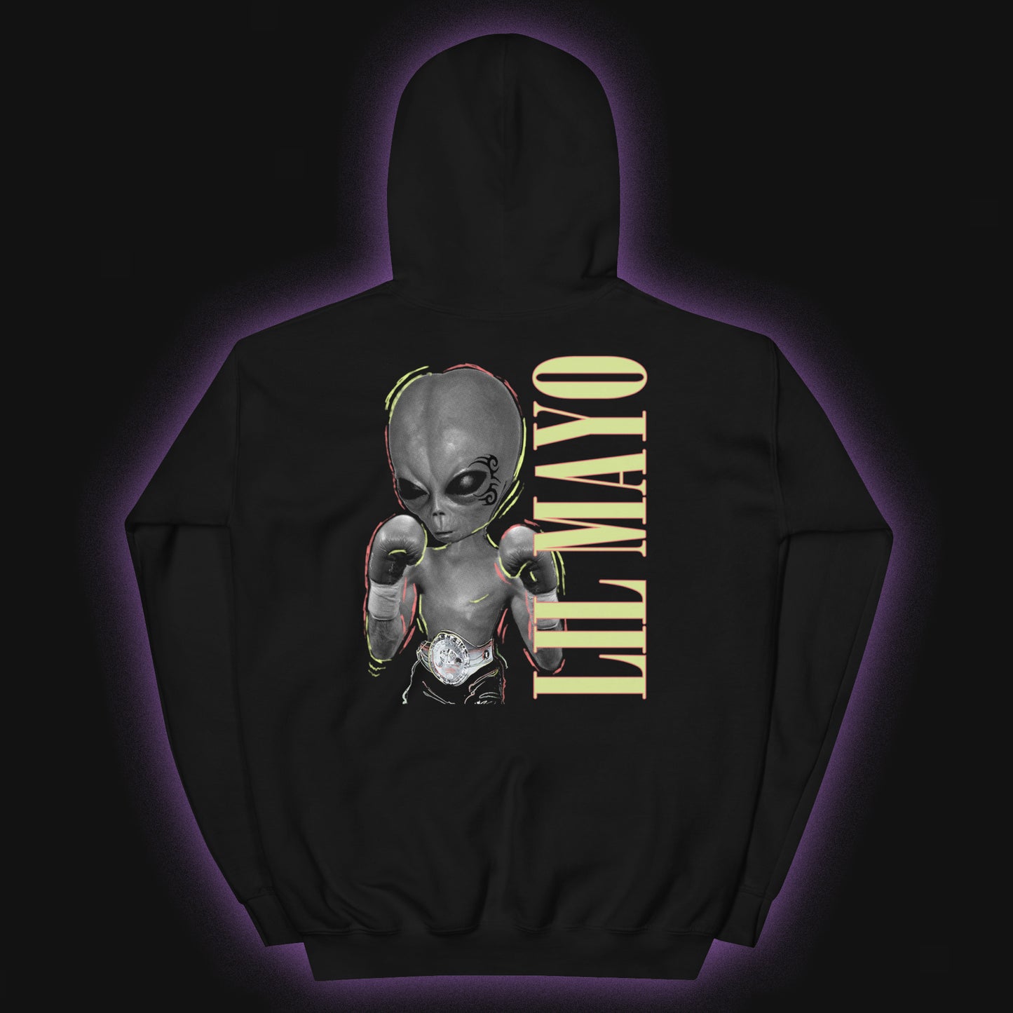 LIL MAYO ALIEN SUCC INTERNATIONAL MIKE TYSON BOXER HOODIE