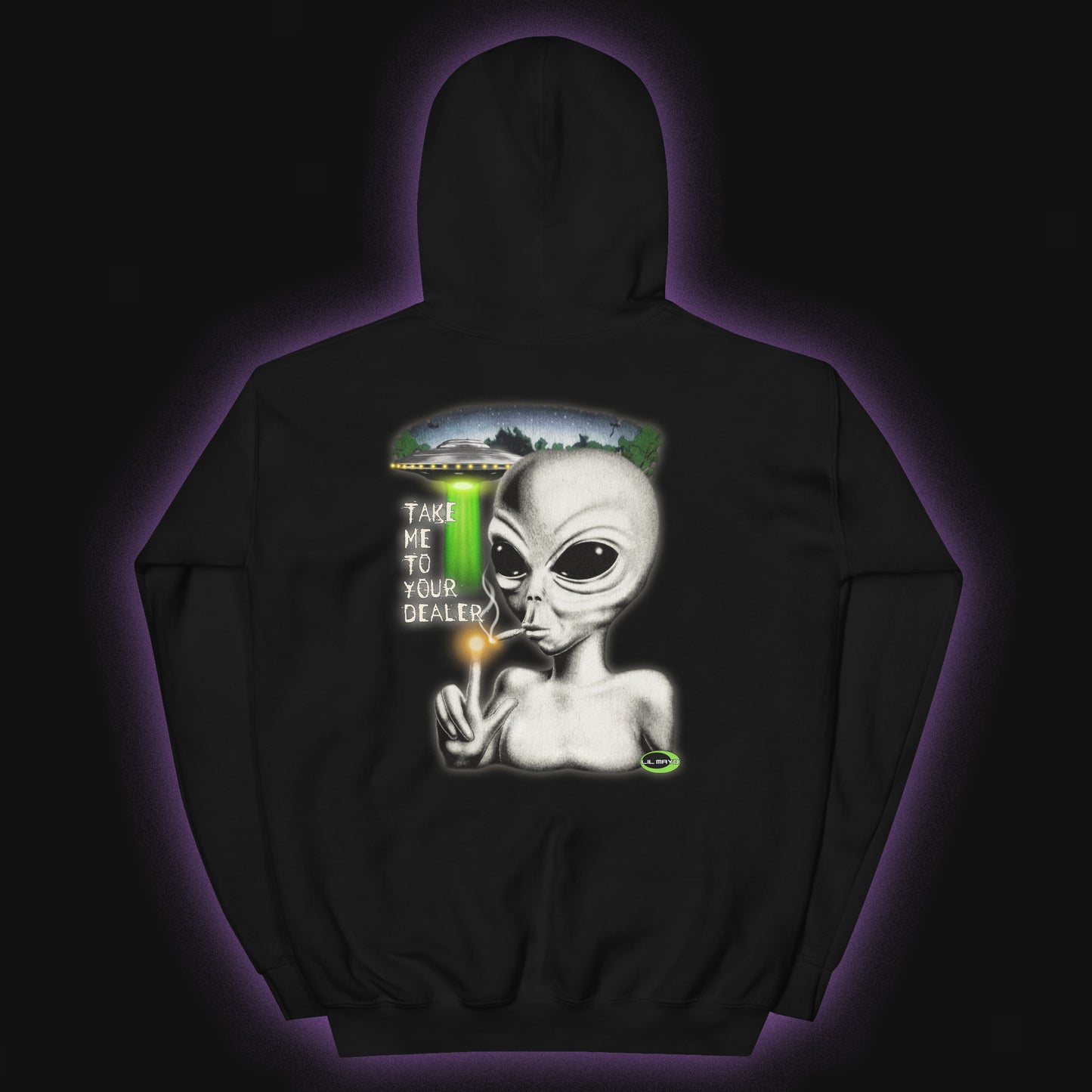 Lil Mayo Alien SUCC International take me to your dealer hoodie