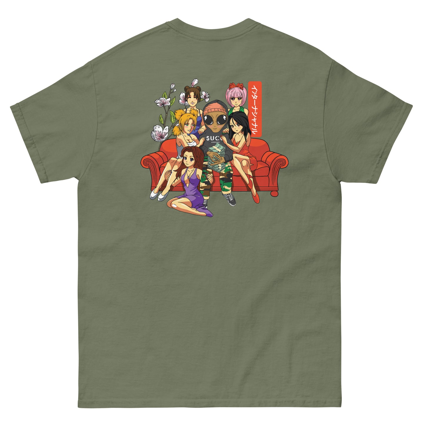 Lil Mayo Alien SUCC International animayo anime t-shirt