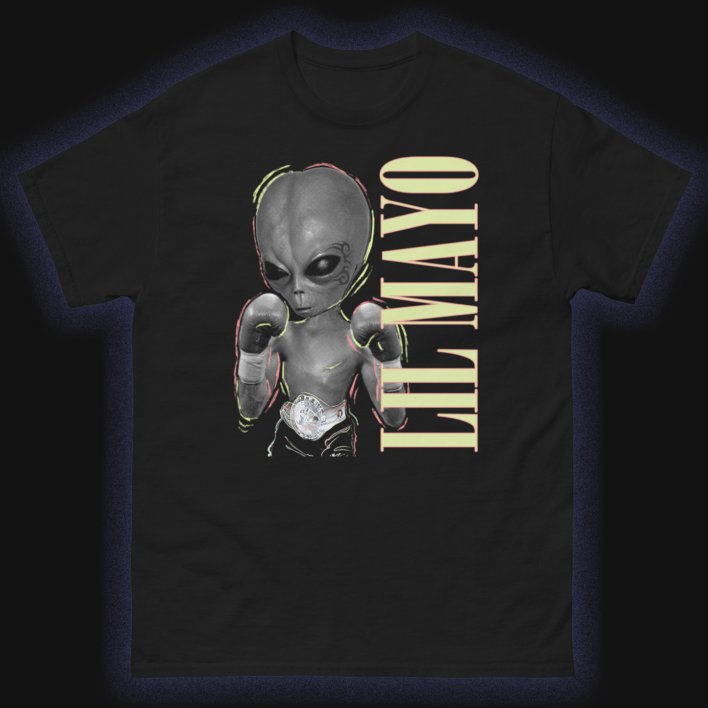 LIL MAYO ALIEN MIKE TYSON BOXER T-Shirt