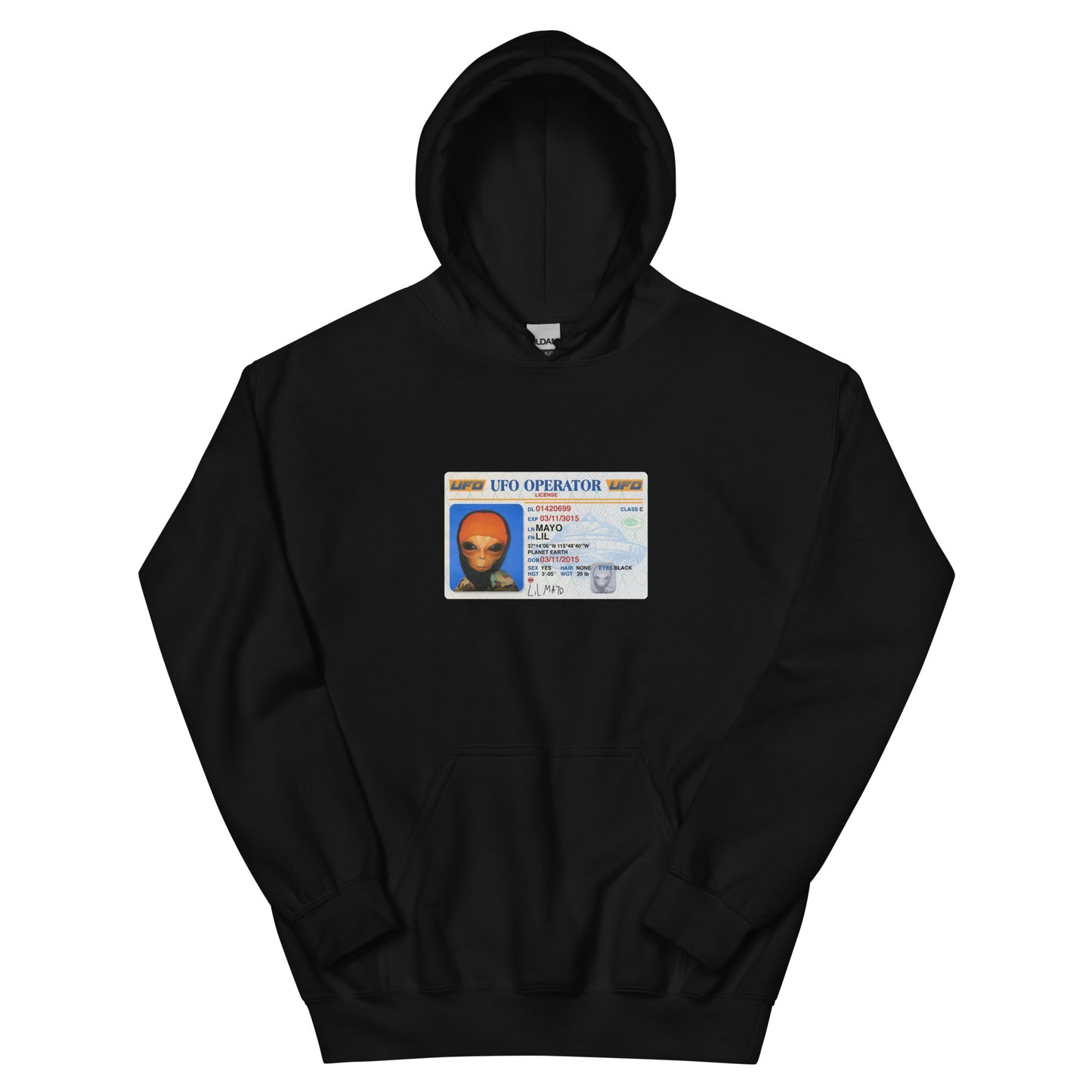 Lil Mayo Alien SUCC International ID hoodie