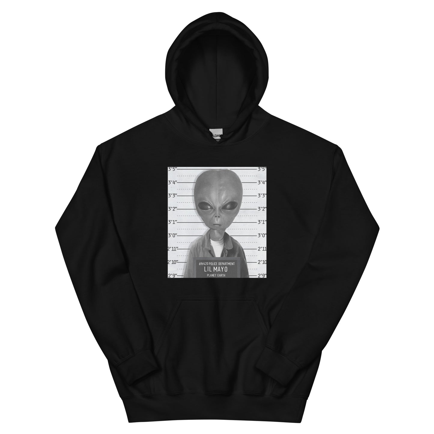 Lil Mayo Alien SUCC International mugshot hoodie