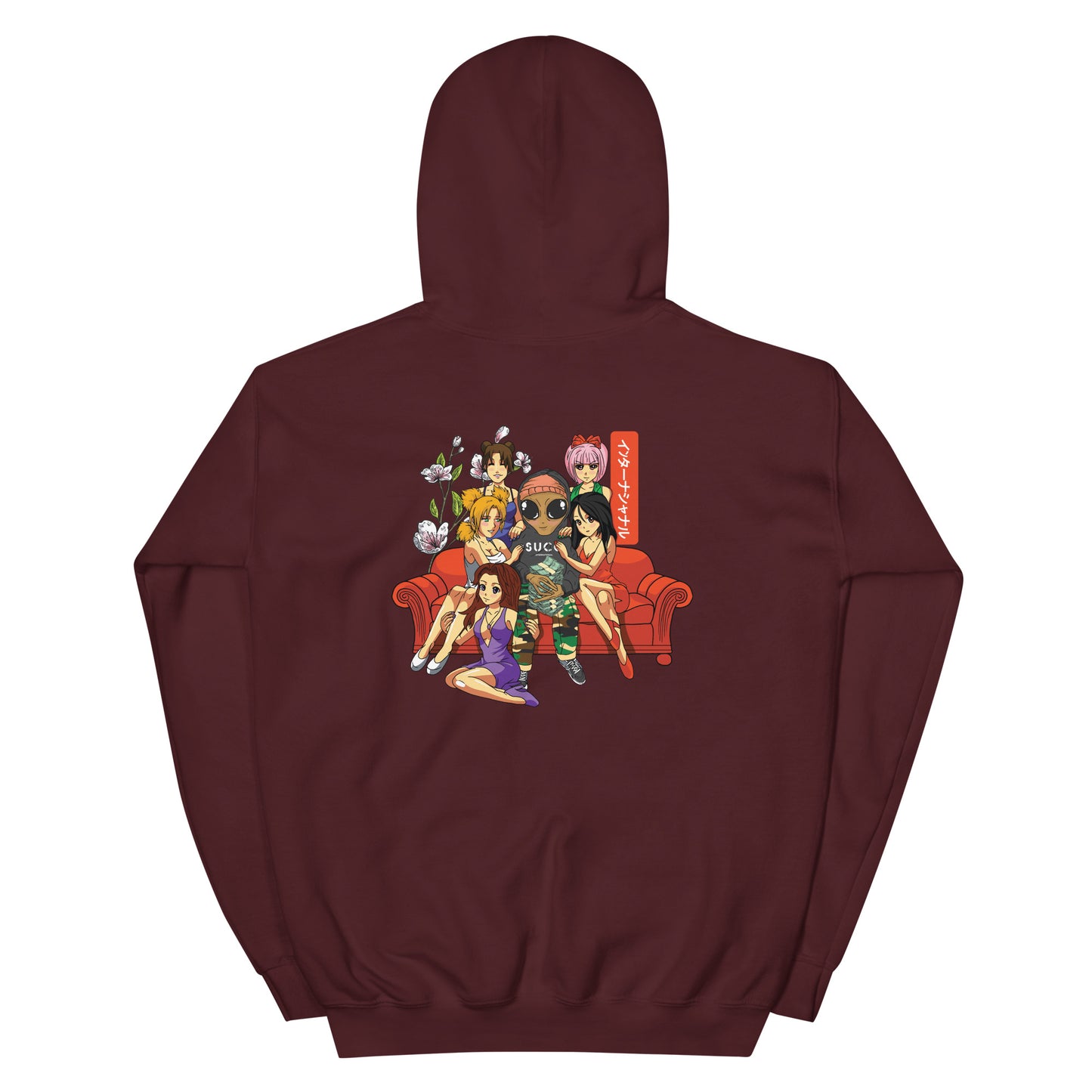 Lil Mayo Alien SUCC International animayo anime hoodie