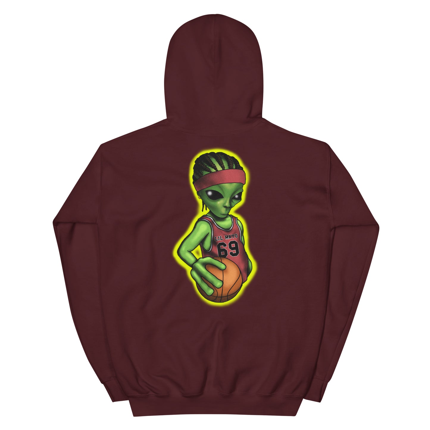 Lil Mayo Alien SUCC International bball basketball hoodie