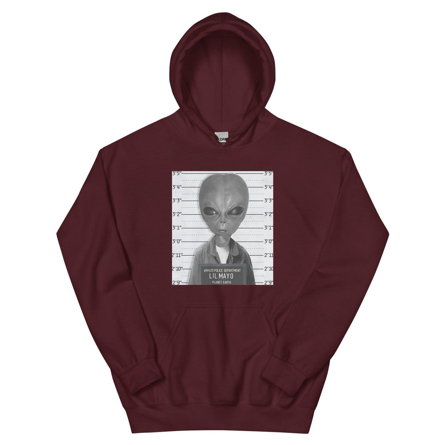 Lil Mayo Alien SUCC International mugshot hoodie