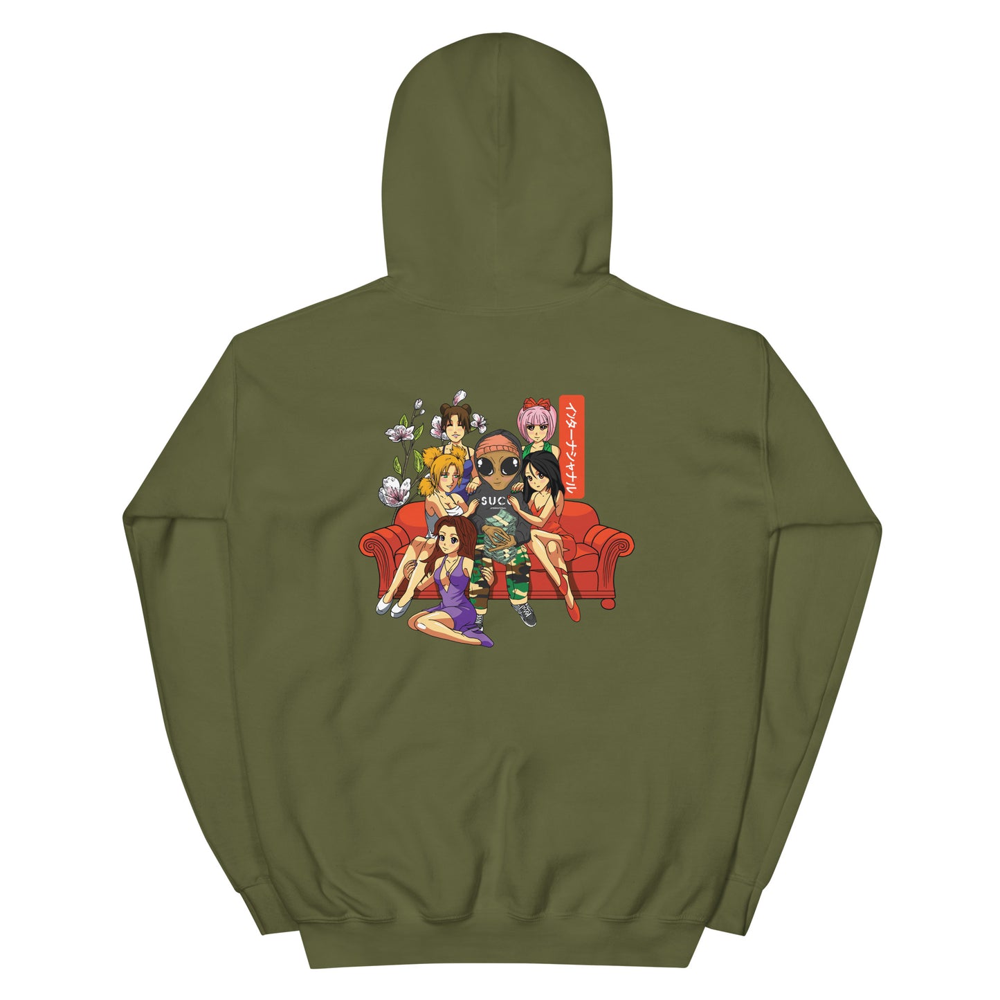 Lil Mayo Alien SUCC International animayo anime hoodie