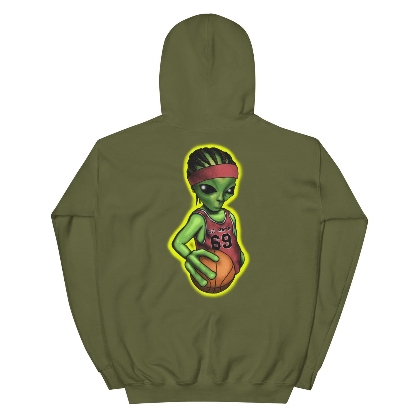 Lil Mayo Alien SUCC International bball basketball hoodie