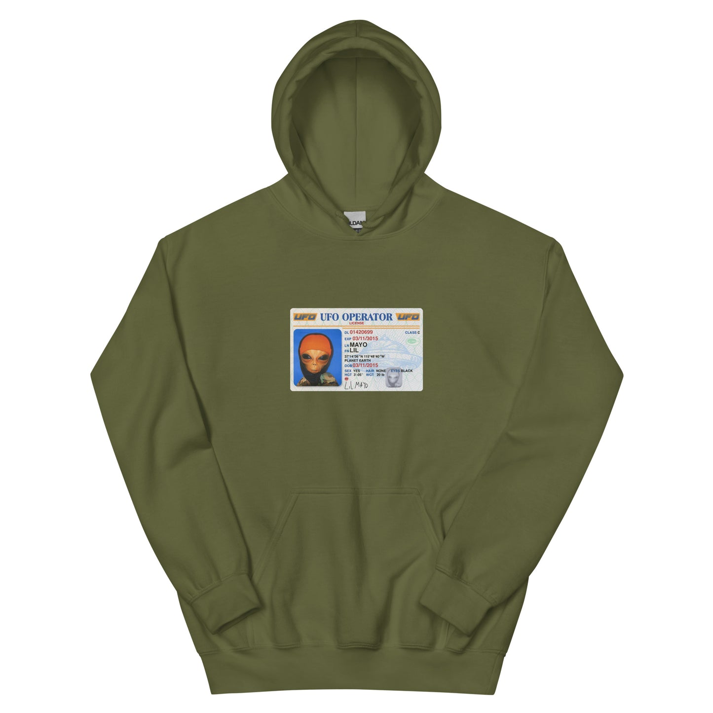 Lil Mayo Alien SUCC International ID hoodie