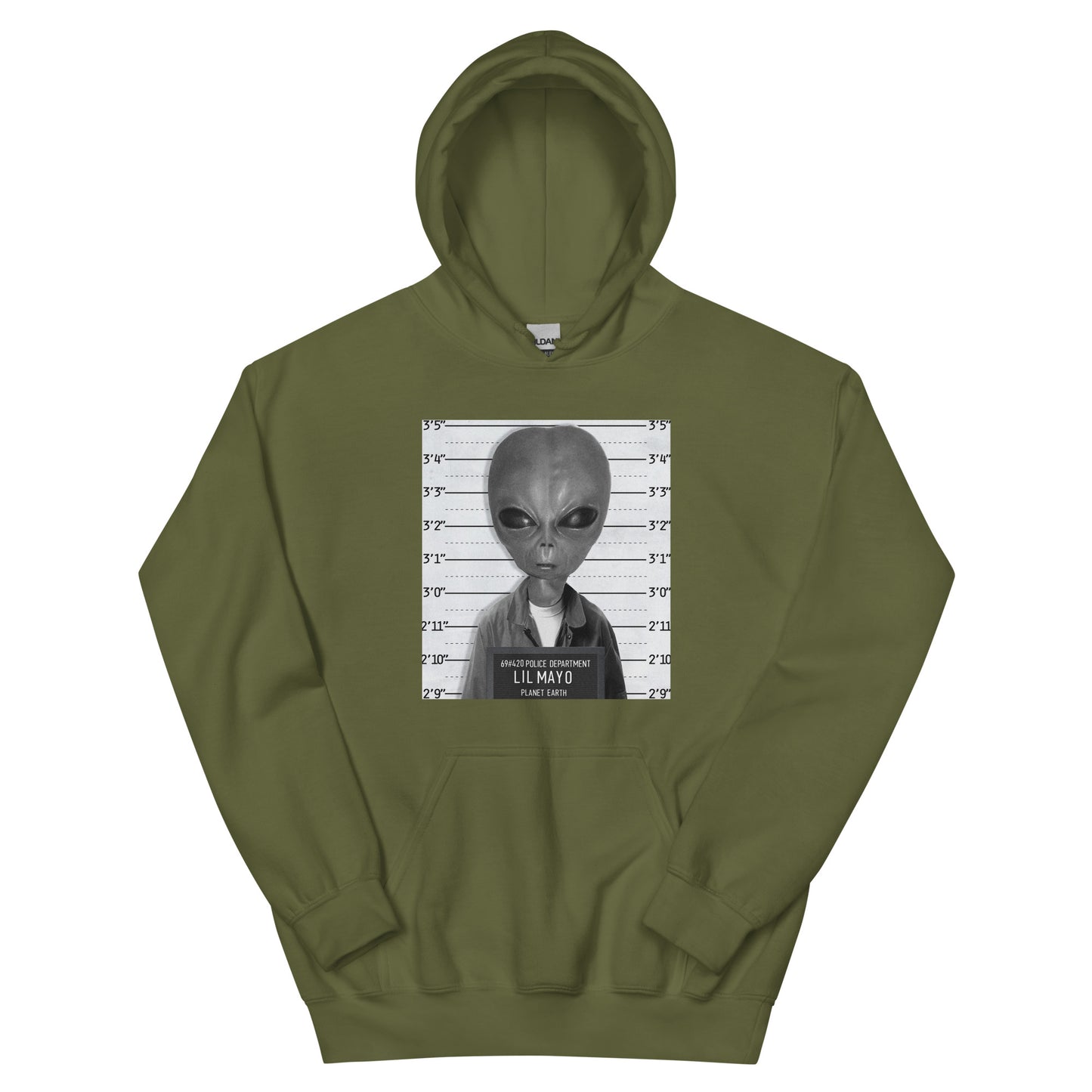 Lil Mayo Alien SUCC International mugshot hoodie