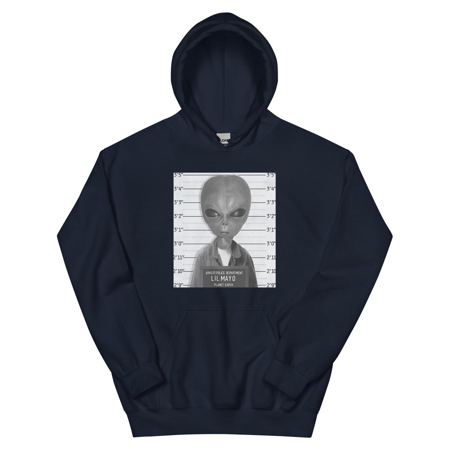Lil Mayo Alien SUCC International mugshot hoodie