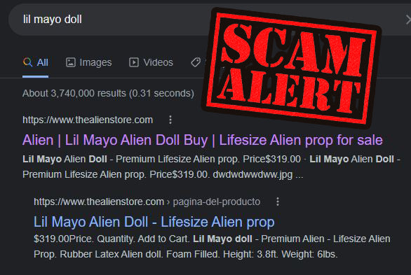 LIL MAYO DOLL SCAM