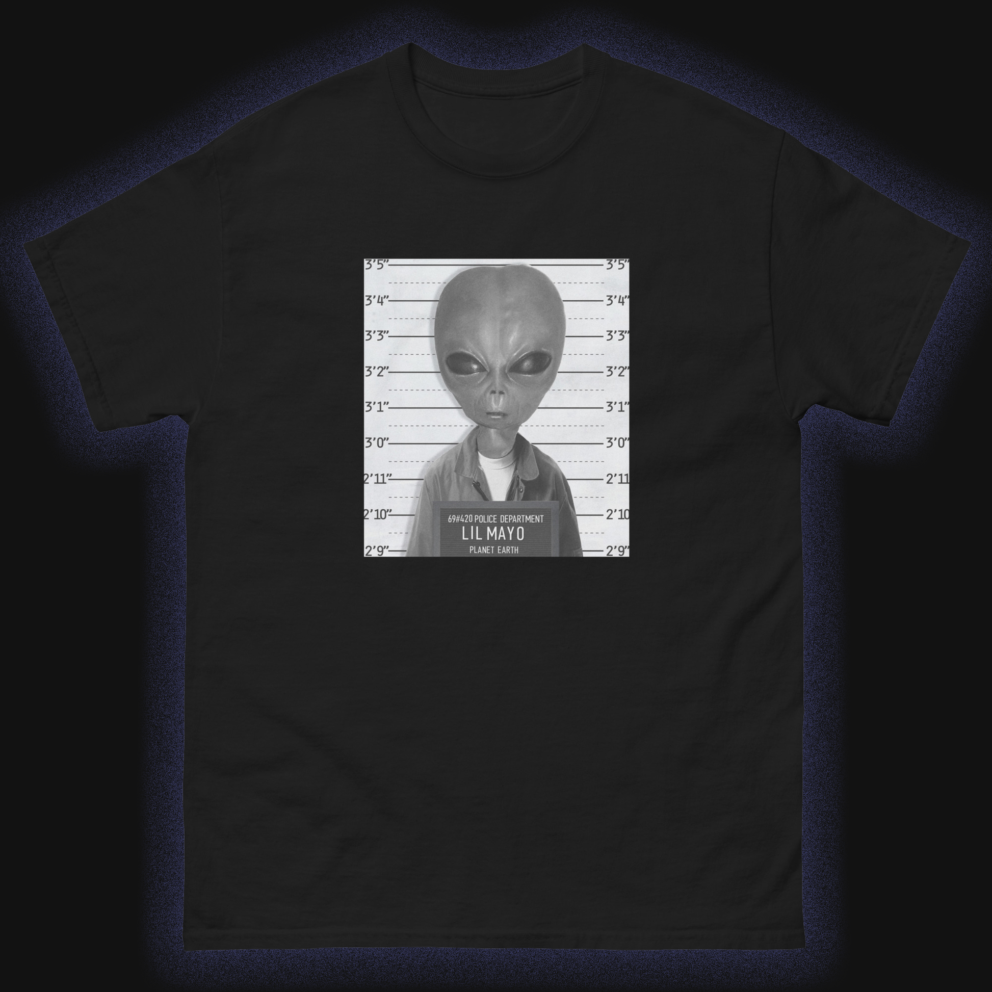 Lil Mayo Alien Mugshot Shirt